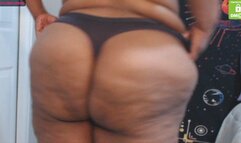 PURPLE THONG MODELING