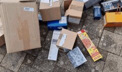 Cardboard boxes trample 3