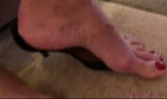 Marina giant size 15 feet (46 EU) against small shoes