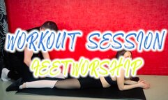 AFTER WORKOUT MASSAGE, FEET AND ARMPIT WORSHIP ANGLE 2