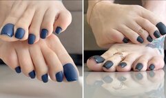 Rubbing my feet in front of you (MP4-HD 1080p)