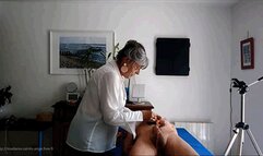 Cock cruelly bitten by clothespins