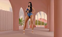 Tall Amazonian Model (wmv)