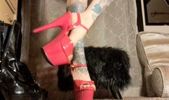 Shoe Parade! 9 pair of Fetish Heels SFW
