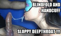 DEEP THROAT SPIT FETISH 230711H VIOLET THROAT FUCKING BLINDFOLD AND HANDCUFFED HD MP4