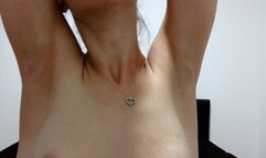 stroked armpits for the man