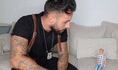 Giant police officer makes you eat his ass - Lalo Cortez