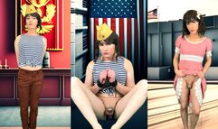 Spy Transformed into Submissive American House Wife Slut