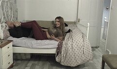 Experience How Bugs Feel From Her Stinky Socks