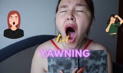 hot yawning