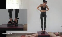 Dyanna crush on her slave groin Picture in a picture