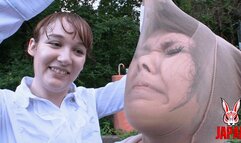 Face Fetish ; Daydream Delight, Walk with Stocking, Clara and Haruka