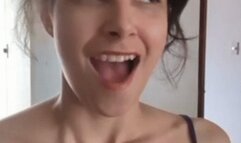 PEEING on a stick to show my CUCK i´m PREGNANT!