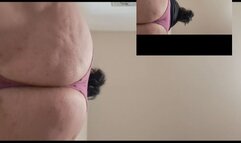 LAVENDER PANTIES IN OUTER SPACE CELLULITE DROOL