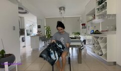 Owllete blows up inflatable whale and cums