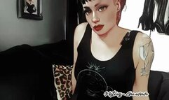 CARTOON VERSION Jump for JOI in Mistress Genevieve’s bedroom