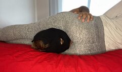 my reverse and front scissor with grey pants (becoming stronger)