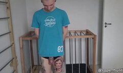 slave is head shaved by military dom