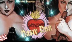 CARTOON VERSION Lusty Nasty Nun Heretic Fetishist cums hard with a Jackhammer Jesus and Hitachi