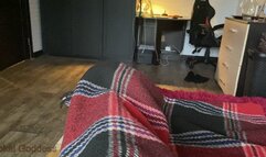 Barefoot face trampling and soles licking from My pov