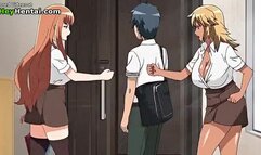 Hot busty college girl has passionate sex