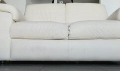 Raven: toe tapping crossed legs with black heels with glitter