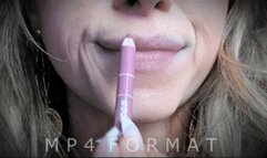 Pink Lipstick Makeup | Blowing Bubbles (HD) MP4