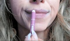 Pink Lipstick Makeup | Blowing Bubbles (HD) WMV