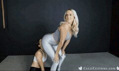 The Stinkface Challenge: Cali and Cadence wrestle for submissions and face sit punishment (mob)