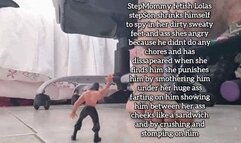 Mkv StepMommy fetish Lolas stepSon shrinks himself to spy in her dirty sweaty feet and ass shes angry because he didnt do any chores and has dissapeared when she finds him she punishes him by smothering him under her huge ass farting on him showing him be