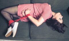 1290x Temptress Kate in Gingham Bondage