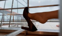 Let’s Fly - Stewardess Nylon Feet Tease - ShortVersion