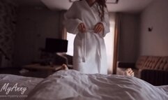 Beauty gave me a SURPRISE in red lingerie - MyAnny