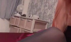 Kneel down and sniff my nylon tights! - Findom Femdom Paypig