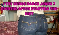 I try my competition jeans after months of dieting