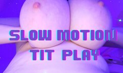 Bouncing Boobs in Slow Motion Tit Play