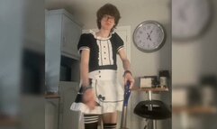 Sissy Femboy Maid Cums In Ur House
