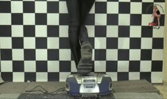 Radio under cruel Demonia Boots