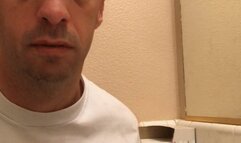 Super congested snotty blow with dangling snot