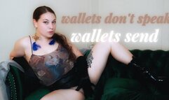 Wallets Don't Speak, Wallets Send