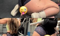 Ball busting, chest sitting, stinkfaces and face sitting