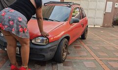 Balbina cranking battle vs the lazy chevy corsa