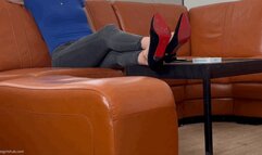 DANGLING FROM A BIG TOE HIGH HEELS SHOES - MOV HD