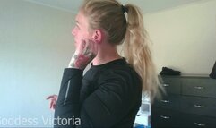 Ear cleaning With Q Tips