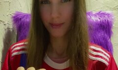 Nails Tapping, Scratching the new soccer Ball and Start to Destroy - Part 1