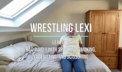Lexi 19 - Bad Maid 1 with Spanking, Smoking, Facesitting, and Scissoring
