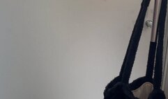 Dildo play in public gym shower