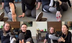 Worship our stinky feet! Ft Tru Krave