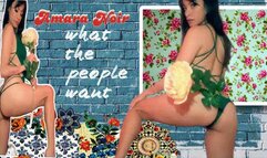 What the people want