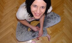 Julias First Golden Shower 4K